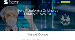 Desktop Screenshot of famesp.edu.br